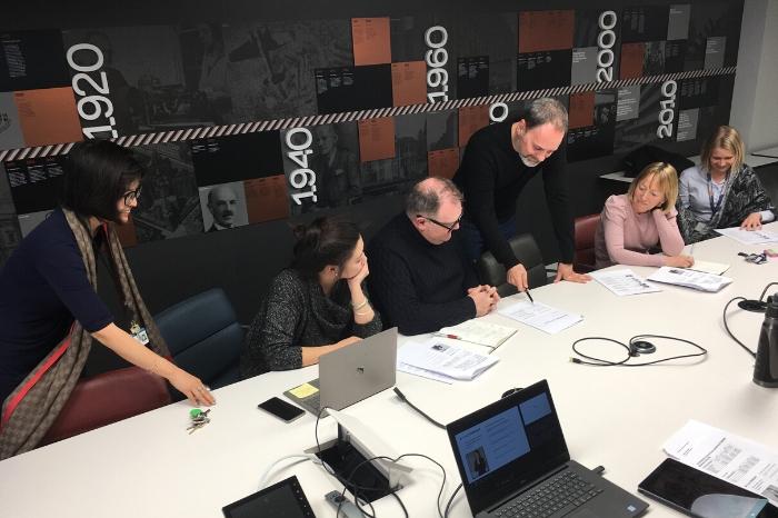 Photo from an Athena Swan meeting with School of Management Athena Swan Team