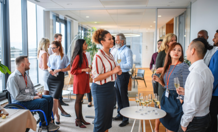 A work office party.