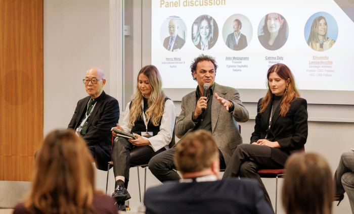 The panel at the event